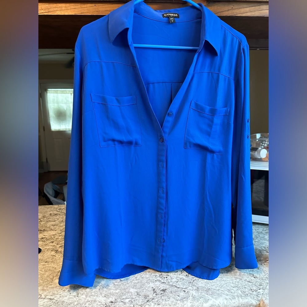 EXPRESS WOMENS ORIGINAL FIT BUTTON DOWN